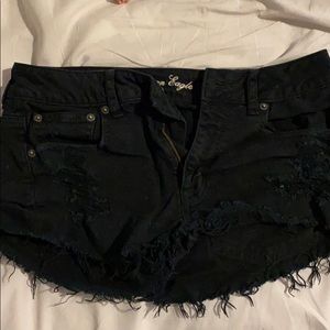 Black Denim American Eagle Shorts size 6